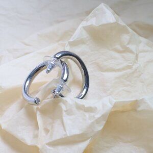 Kendra Scott Colette Silver Hoop Earrings NEW